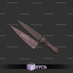 Cosplay STL Files Black Panther Dagger