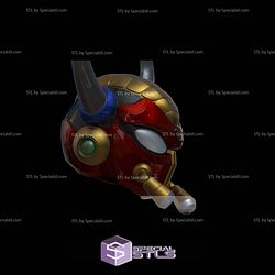 Cosplay STL Files Boomer Kuwanger Helmet from Megaman X