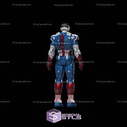 Cosplay STL Files Captain America Armor Sam Wilson Armor