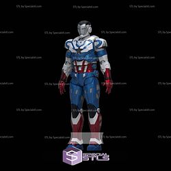 Cosplay STL Files Captain America Armor Sam Wilson Armor