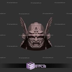 Cosplay STL Files Captain America Samurai Helmet