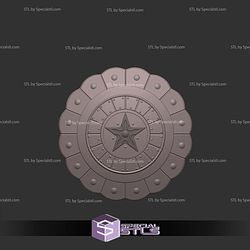 Cosplay STL Files Captain America Samurai Shield
