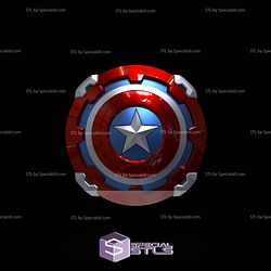 Cosplay STL Files Captain America Shield Marvel Rivals