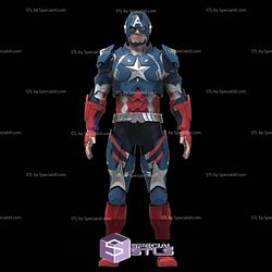 Cosplay STL Files Captain America Variant Armor