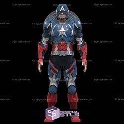 Cosplay STL Files Captain America Variant Armor