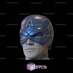Cosplay STL Files Captain America Variant Helmet