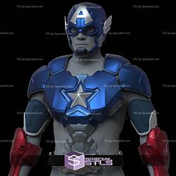 Cosplay STL Files Captain Marvel Rivals Armor