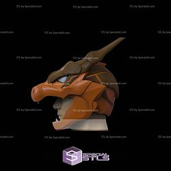 Cosplay STL Files Charizard AI Helmet