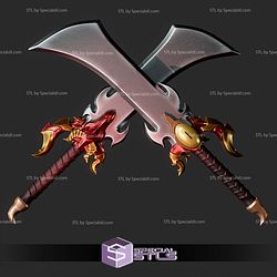 Cosplay STL Files Demon King Daggers Anime