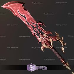 Cosplay STL Files Demon King Daggers Video Game