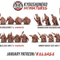 January 2020 Kyoushuneko Miniatures
