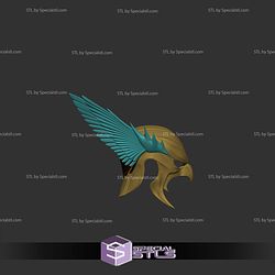 Cosplay STL Files Hawkman Helmet