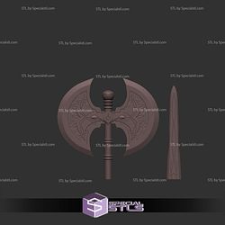 Cosplay STL Files Heman Weapon