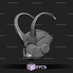 Cosplay STL Files Iron Loki Sentinel Helmet
