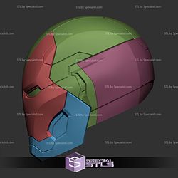 Cosplay STL Files Iron Patriot Helmet