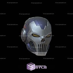 Cosplay STL Files Iron Punisher Helmet