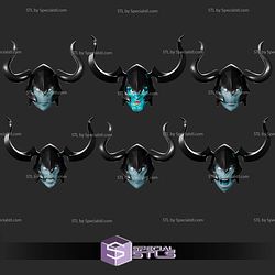 Cosplay STL Files Iron the Shadow Helmet