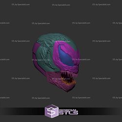 Cosplay STL Files Iron Venom Helmet