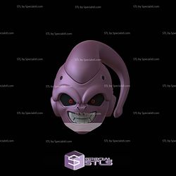 Cosplay STL Files Kid Buu Head Angry