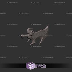 Cosplay STL Files Kratos Armor and Weapon