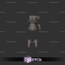Cosplay STL Files Kratos Armor and Weapon