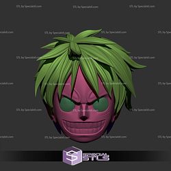 Cosplay STL Files Luffy Head
