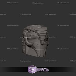Cosplay STL Files Mandalorian Black Ranger Helmet