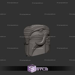 Cosplay STL Files Mandalorian Black Ranger Helmet