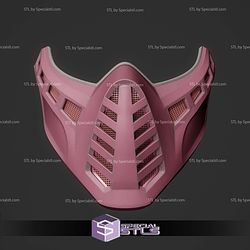 Cosplay STL Files Mortal Kombat Floyd Mask