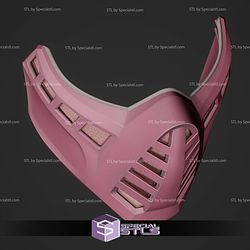 Cosplay STL Files Mortal Kombat Floyd Mask
