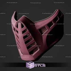 Cosplay STL Files Mortal Kombat Floyd Mask