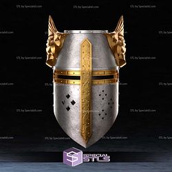 Cosplay STL Files Oblivion Crusader Helmet