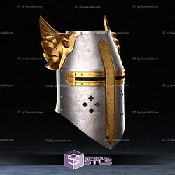 Cosplay STL Files Oblivion Crusader Helmet