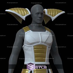 Cosplay STL Files Saiyan Armor Variant