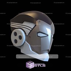 Cosplay STL Files Sam Wilson Captain America Sentinel Helmet