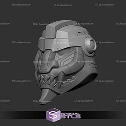 Cosplay STL Files Spark Mandrill Helmet