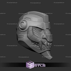 Cosplay STL Files Spark Mandrill Helmet