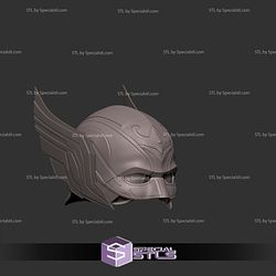 Cosplay STL Files Thor Female Helmet