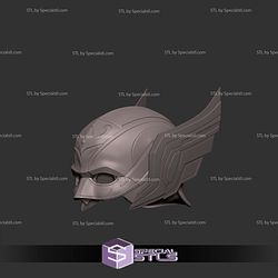 Cosplay STL Files Thor Female Helmet
