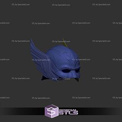 Cosplay STL Files Thor Female Helmet