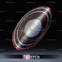 Cosplay STL Files US Agent Shield Bent