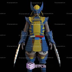Cosplay STL Files Wolverine Samurai
