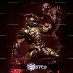 Doomslayer Diorama 2025 STL Files