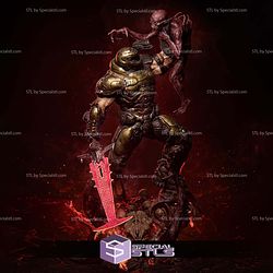Doomslayer Diorama 2025 STL Files