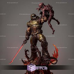 Doomslayer Diorama 2025 STL Files
