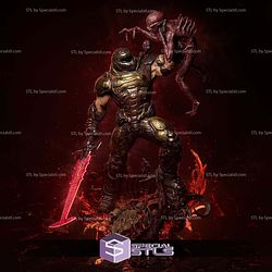 Doomslayer Diorama 2025 STL Files