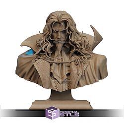 Dracula Castlevania Candle Bust 3D Printer Files