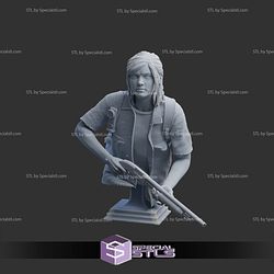 Ellie and Gun Last of Us Bust 3D Printer Files
