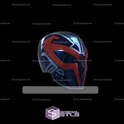 Cosplay STL Files Spiderman 2099 Helmet V3