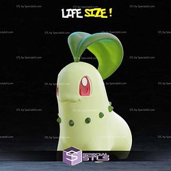 Life Size Chikorita Pokemon STL Files